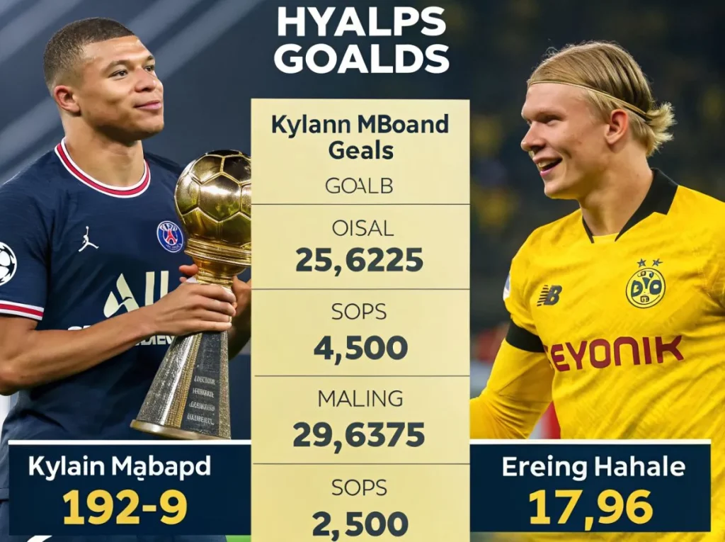 Kylian Mbappé vs Erling Haaland: goals, trophies and playing style compared